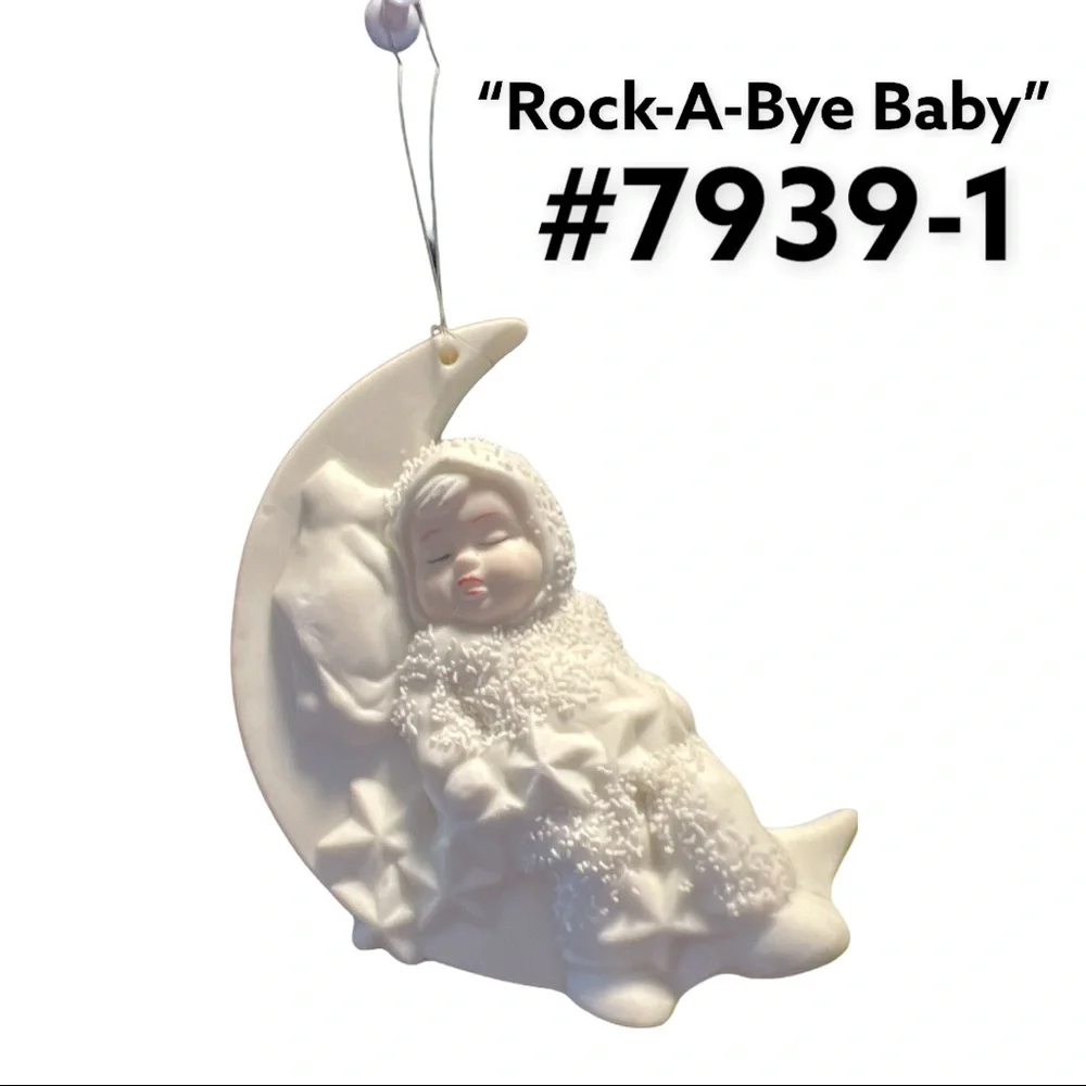 Snowbabies “Rock-A-Bye Baby” Ornament Dept 56 - Picture 1 of 4
